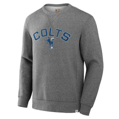 Indianapolis Colts Loop Terry Pullover Sweatshirt Heather Gray