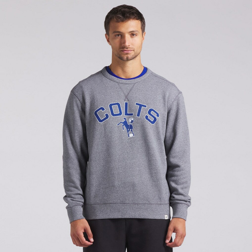 Indianapolis Colts Loop Terry Pullover Sweatshirt Heather Gray