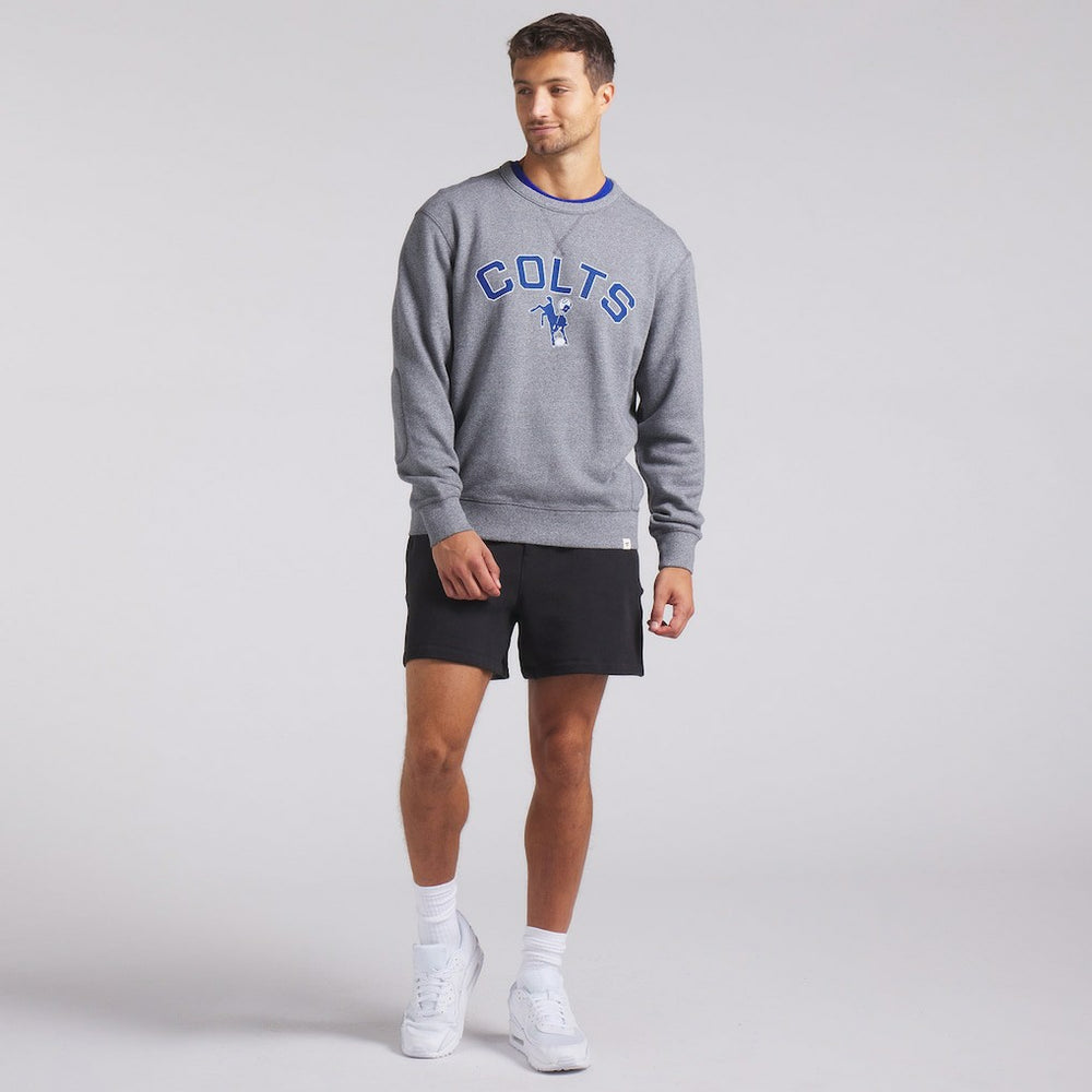 Indianapolis Colts Loop Terry Pullover Sweatshirt Heather Gray