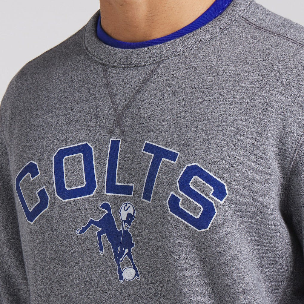 Indianapolis Colts Loop Terry Pullover Sweatshirt Heather Gray