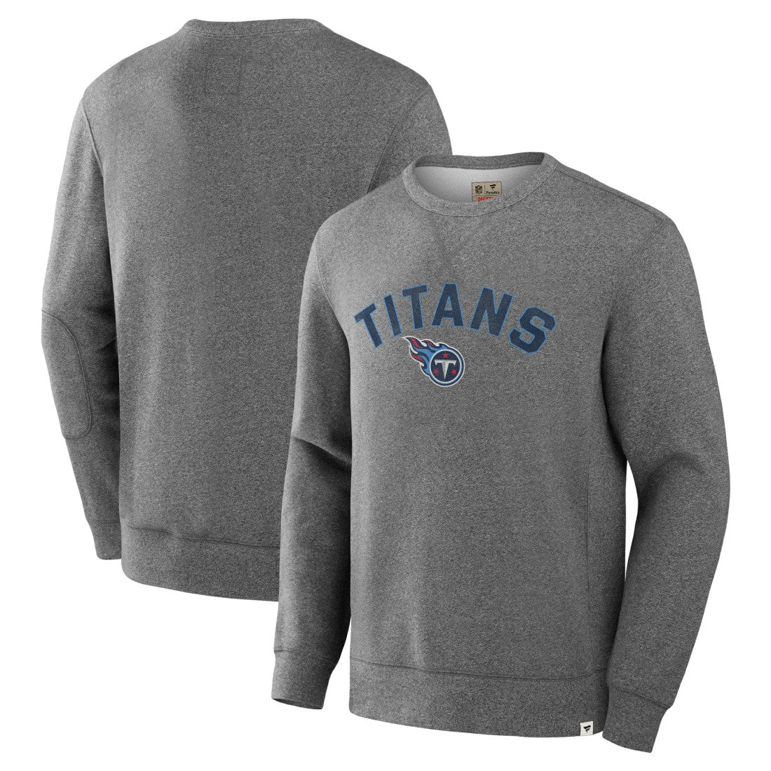 Tennessee Titans Loop Terry Pullover Sweatshirt Heather Gray