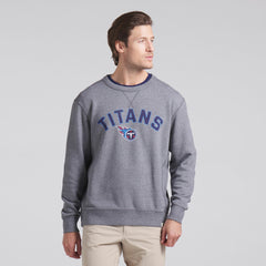 Tennessee Titans Loop Terry Pullover Sweatshirt Heather Gray