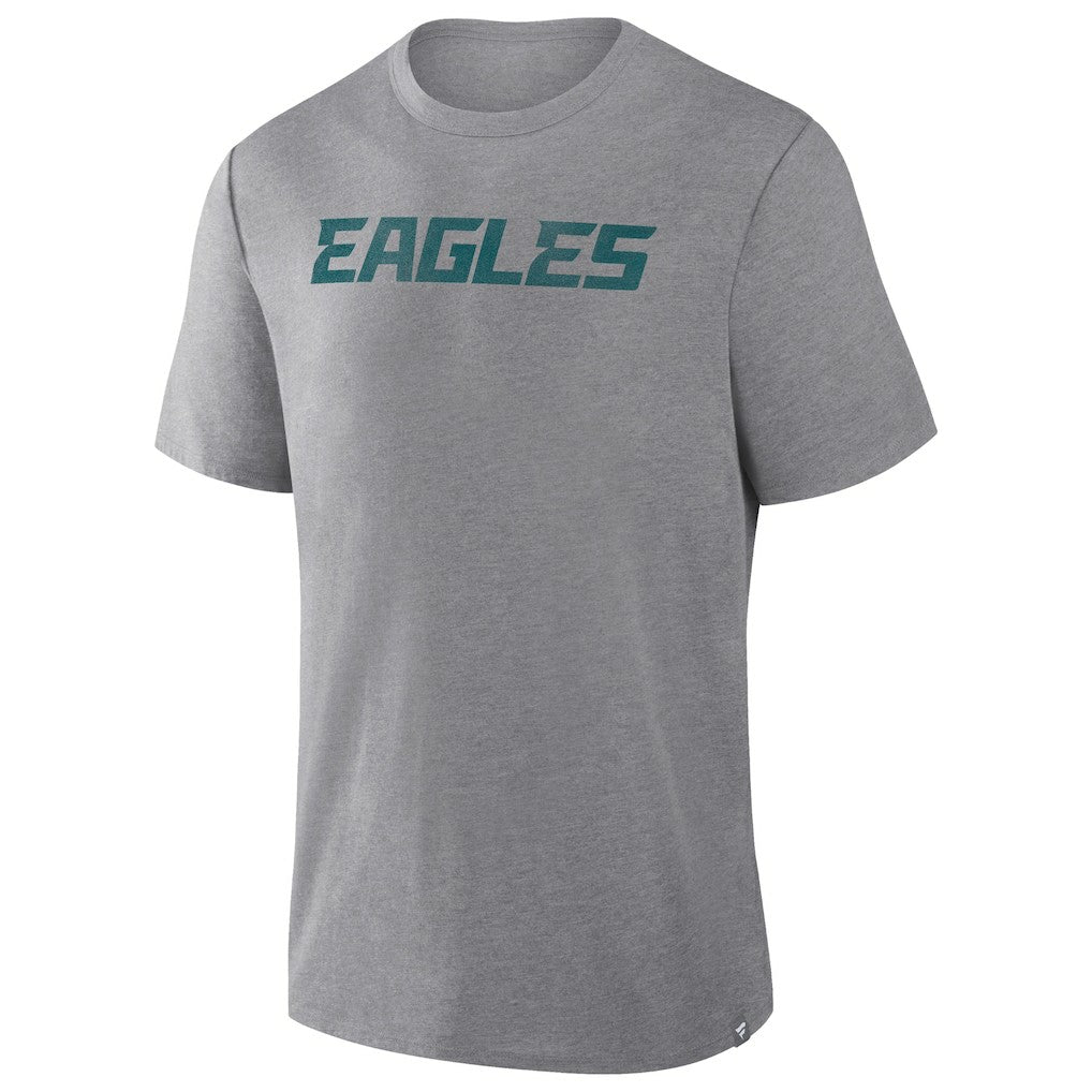Philadelphia Eagles Pass Rush Tri-Blend T-Shirt Heather Gray