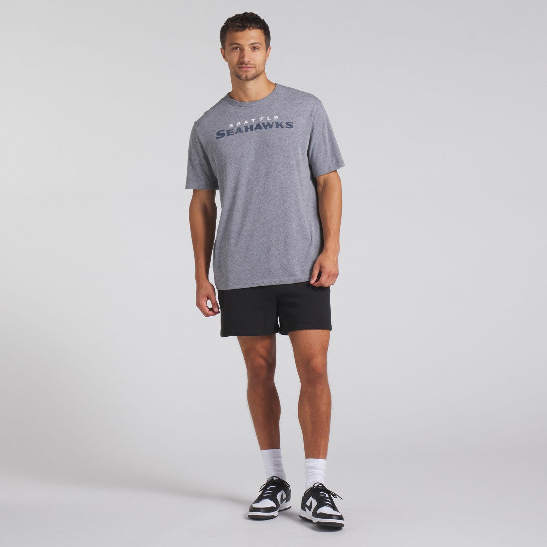 Seattle Seahawks Pass Rush Tri-Blend T-Shirt Heather Gray