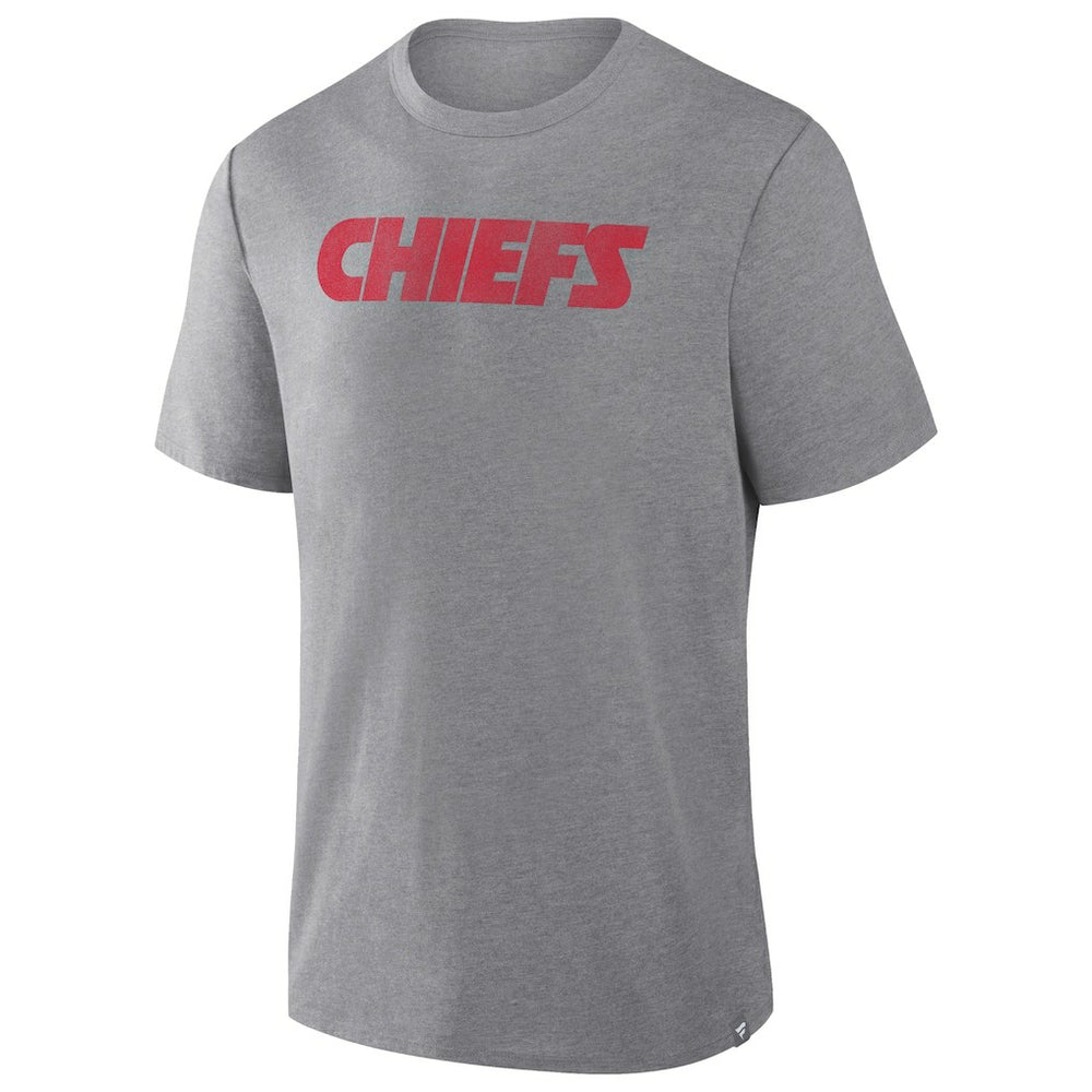Kansas City Chiefs Pass Rush Tri-Blend T-Shirt Heather Gray