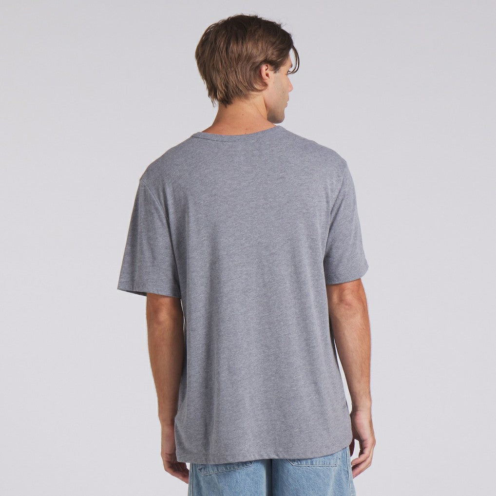 Pittsburgh Steelers Pass Rush Tri-Blend T-Shirt Heather Gray