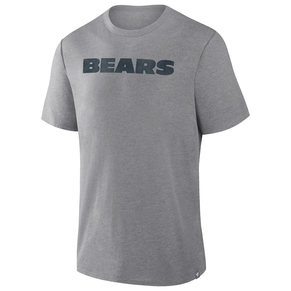 Chicago Bears Pass Rush Tri-Blend T-Shirt Heather Gray
