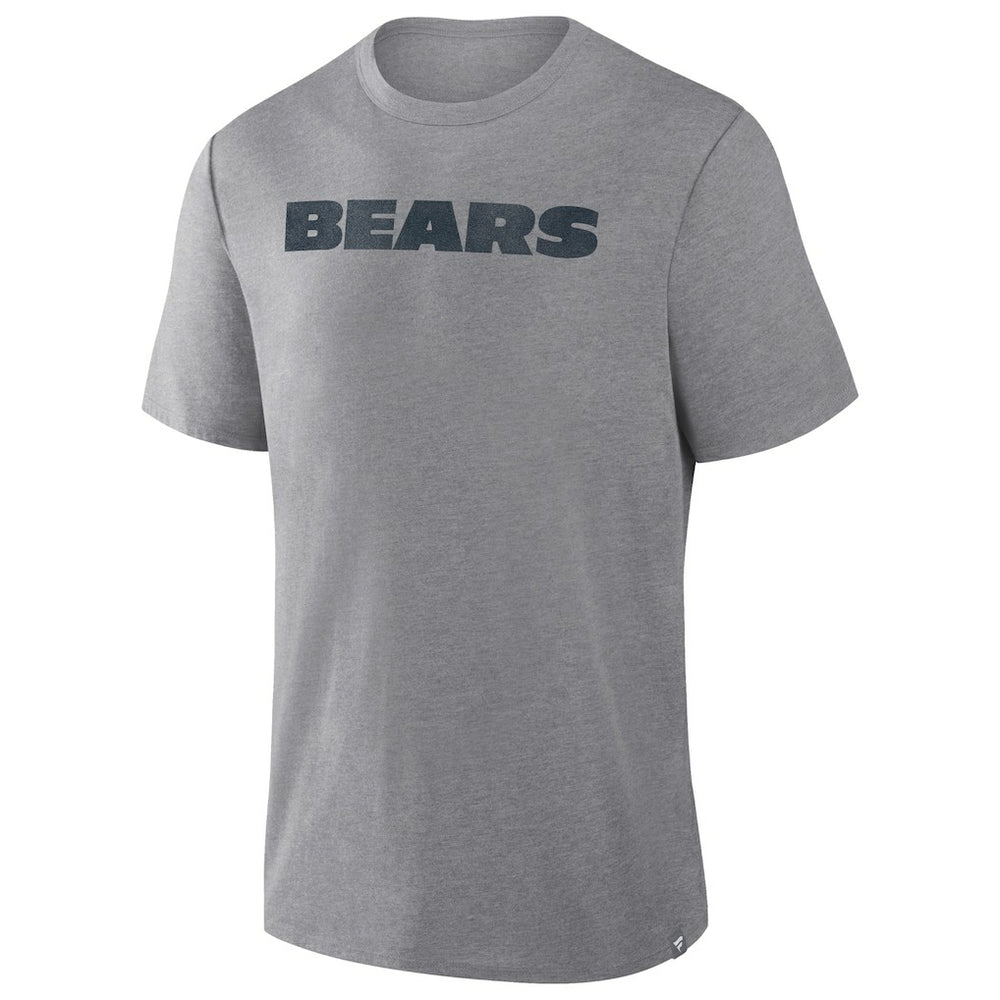 Chicago Bears Pass Rush Tri-Blend T-Shirt Heather Gray