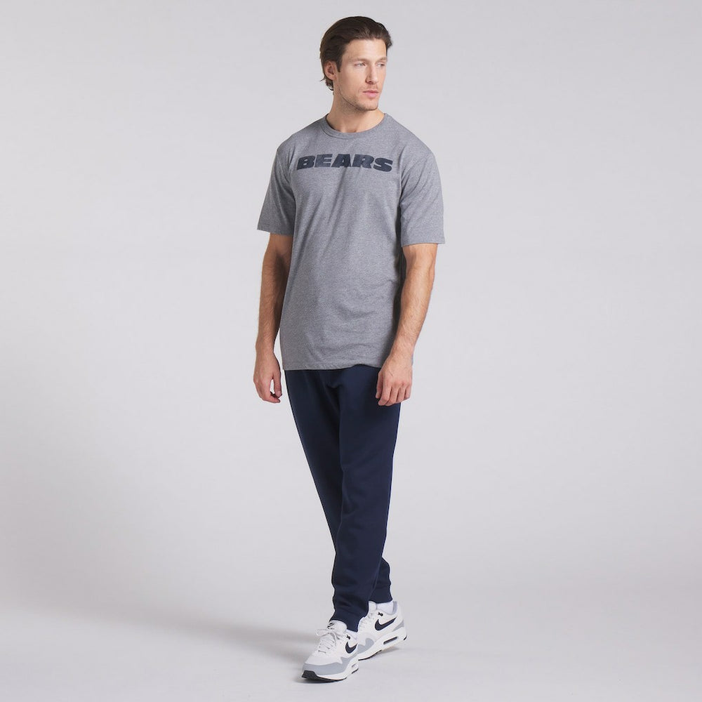 Chicago Bears Pass Rush Tri-Blend T-Shirt Heather Gray