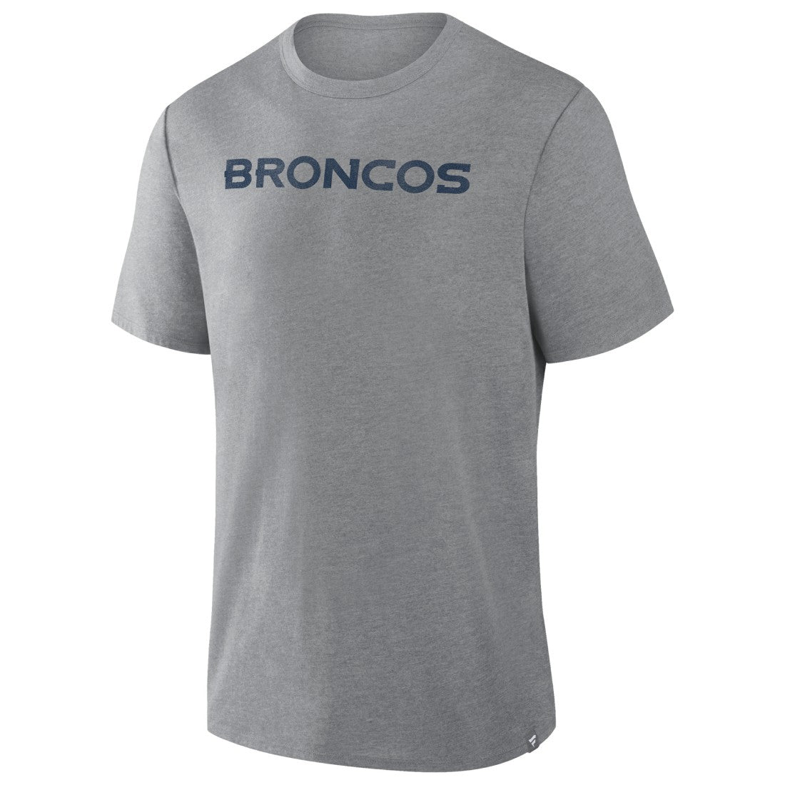 Denver Broncos Pass Rush Tri-Blend T-Shirt Heather Gray