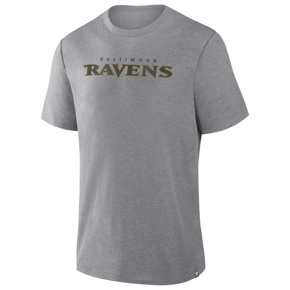 Baltimore Ravens Pass Rush Tri-Blend T-Shirt Heather Gray