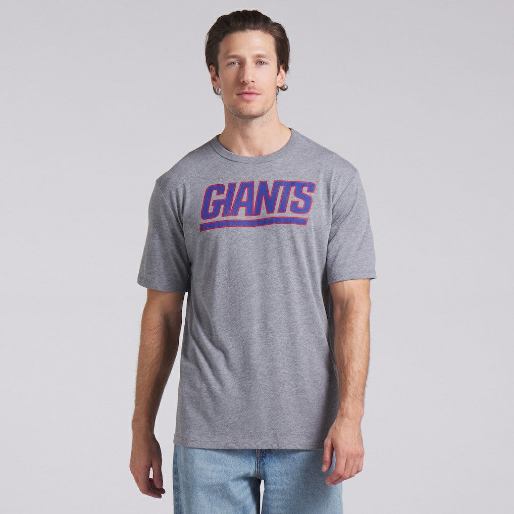 New York Giants Pass Rush Tri-Blend T-Shirt Heather Gray