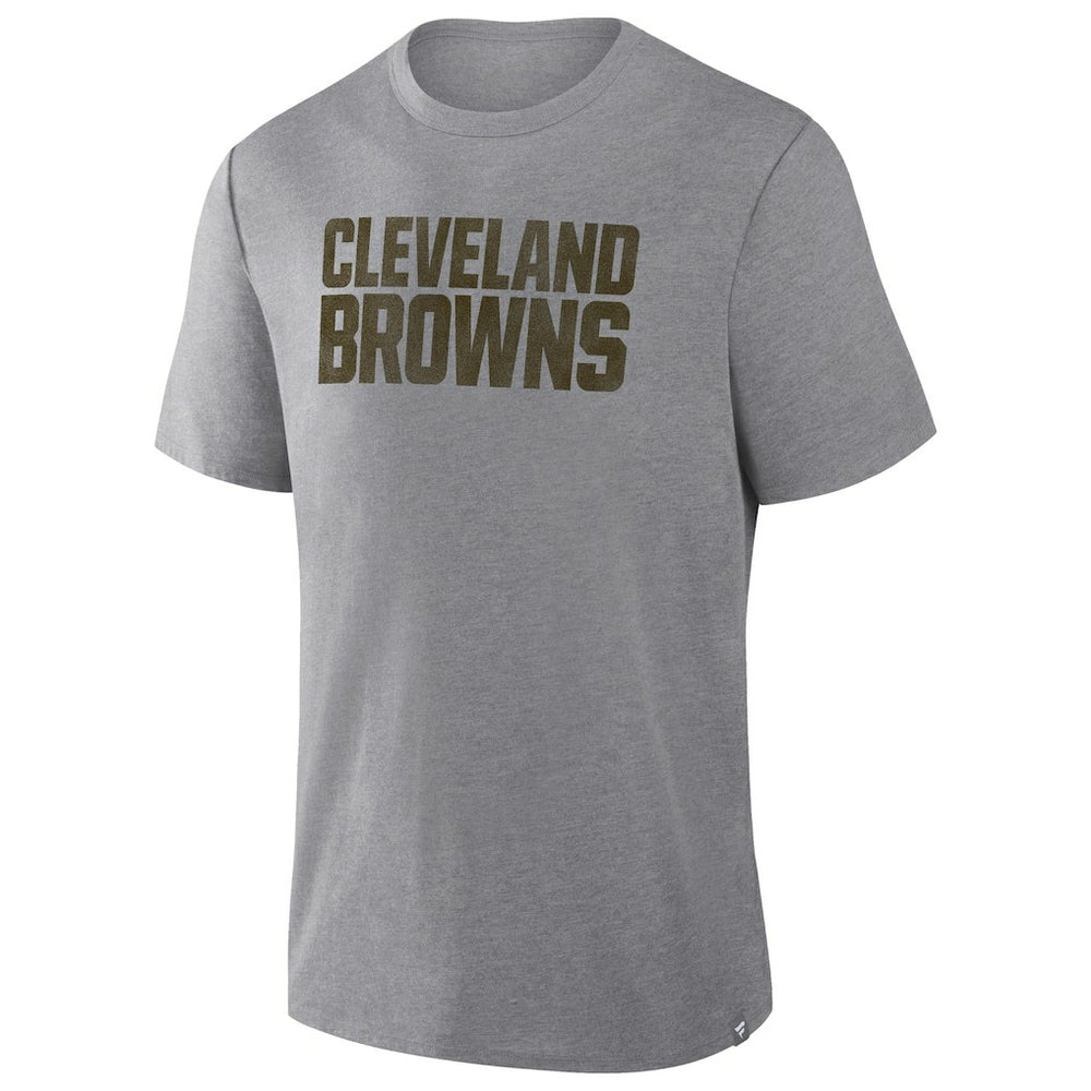 Cleveland Browns Pass Rush Tri-Blend T-Shirt Heather Gray