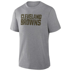 Cleveland Browns Pass Rush Tri-Blend T-Shirt Heather Gray