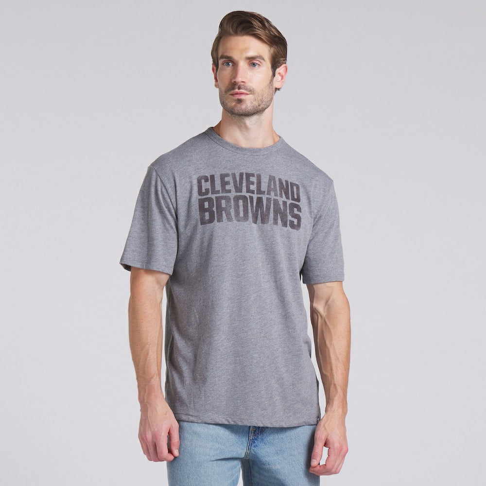 Cleveland Browns Pass Rush Tri-Blend T-Shirt Heather Gray