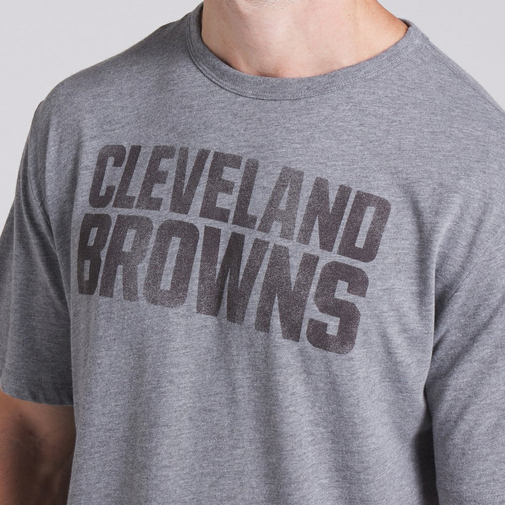 Cleveland Browns Pass Rush Tri-Blend T-Shirt Heather Gray