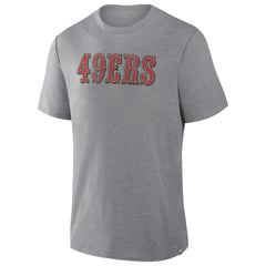 San Francisco 49ers Pass Rush Tri-Blend T-Shirt Heather Gray