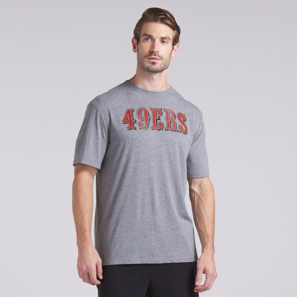 San Francisco 49ers Pass Rush Tri-Blend T-Shirt Heather Gray
