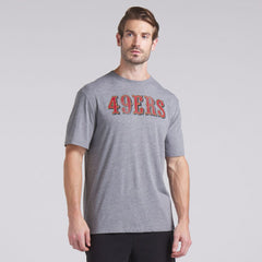 San Francisco 49ers Pass Rush Tri-Blend T-Shirt Heather Gray