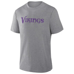 Minnesota Vikings Pass Rush Tri-Blend T-Shirt Heather Gray
