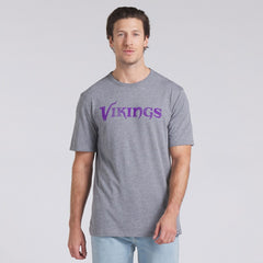 Minnesota Vikings Pass Rush Tri-Blend T-Shirt Heather Gray