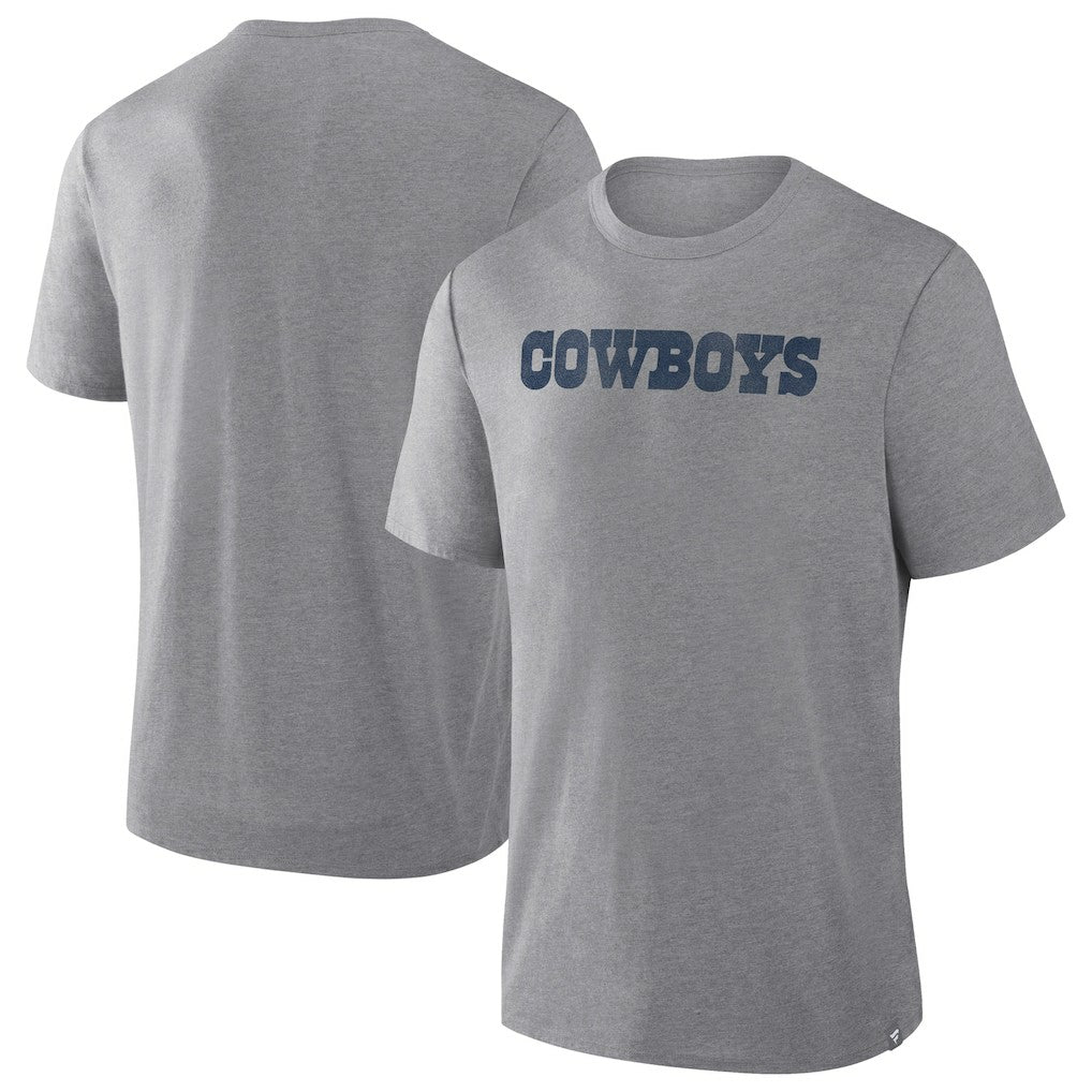 Dallas Cowboys Pass Rush Tri-Blend T-Shirt Heather Gray