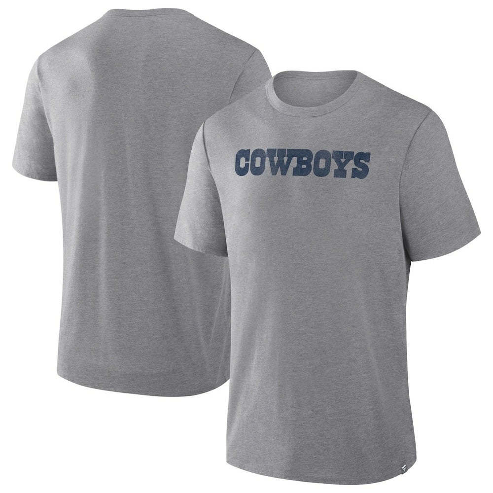 Dallas Cowboys Pass Rush Tri-Blend T-Shirt Heather Gray
