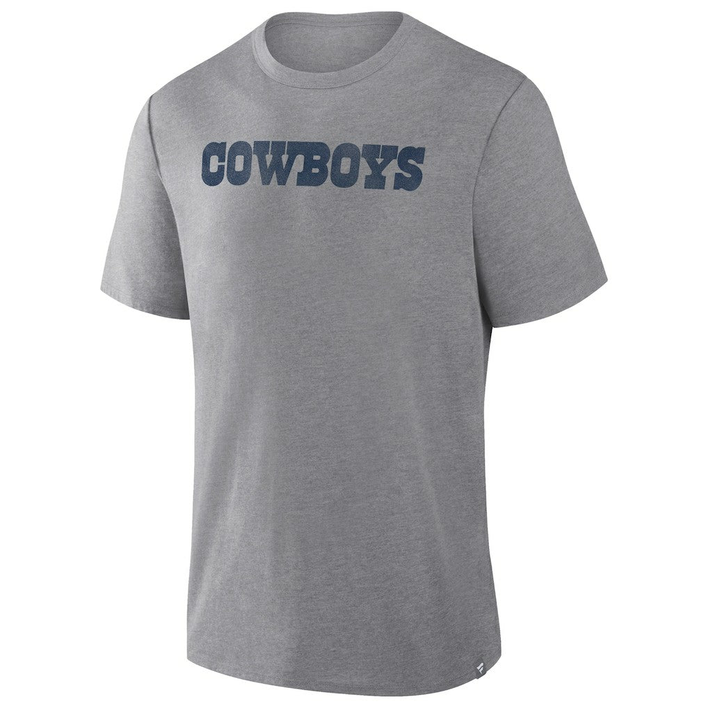 Dallas Cowboys Pass Rush Tri-Blend T-Shirt Heather Gray