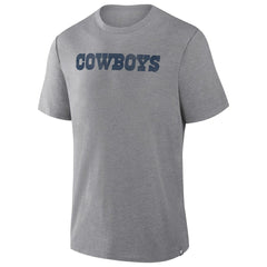 Dallas Cowboys Pass Rush Tri-Blend T-Shirt Heather Gray