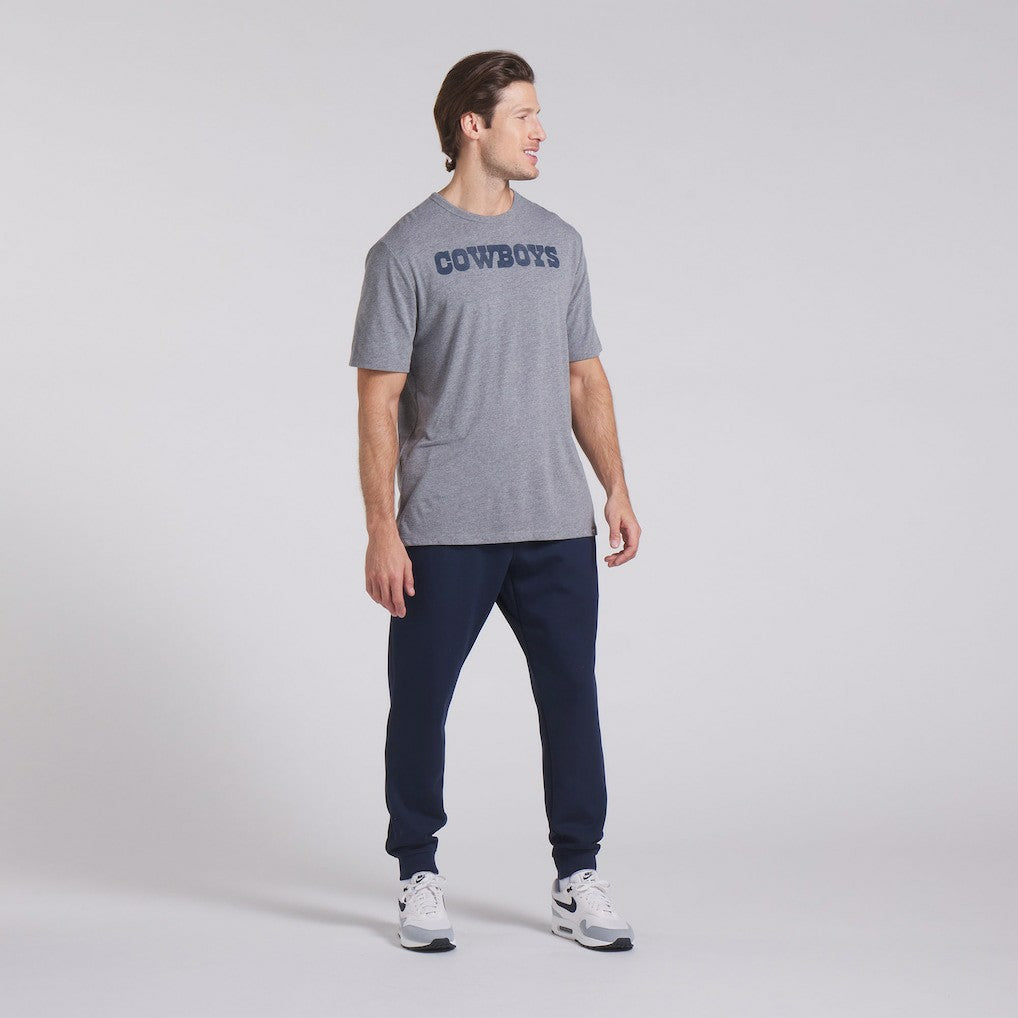 Dallas Cowboys Pass Rush Tri-Blend T-Shirt Heather Gray