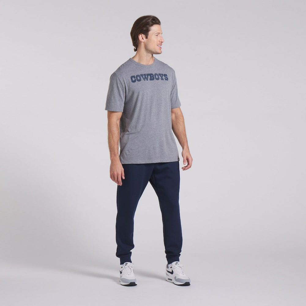 Dallas Cowboys Pass Rush Tri-Blend T-Shirt Heather Gray
