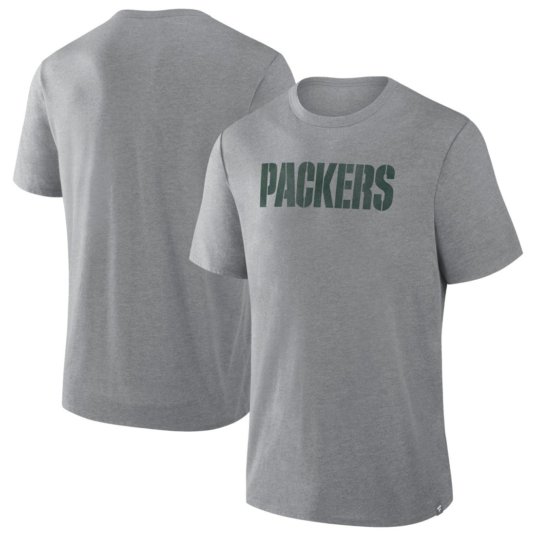 Green Bay Packers Pass Rush Tri-Blend T-Shirt Heather Gray
