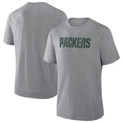 Green Bay Packers Pass Rush Tri-Blend T-Shirt Heather Gray