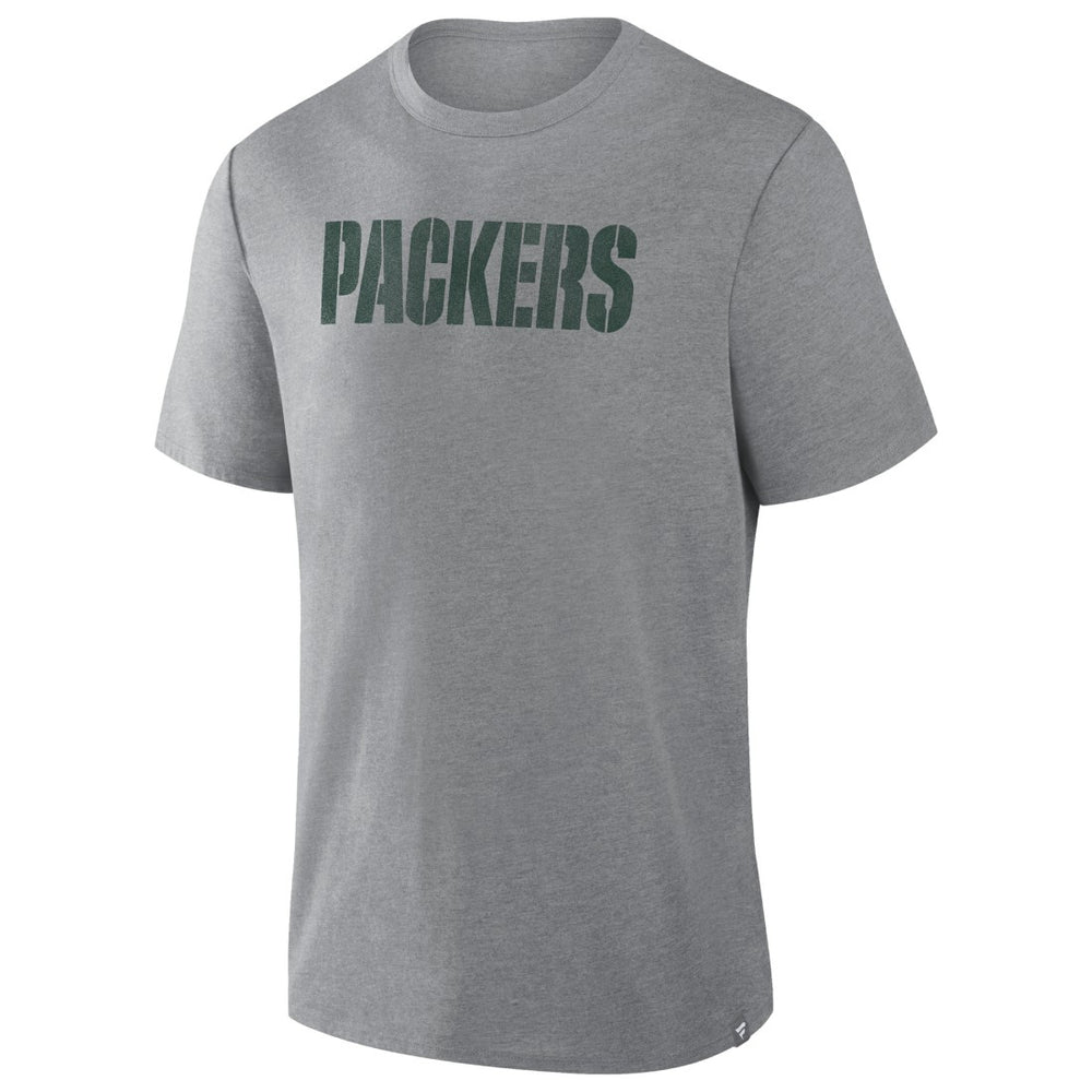Green Bay Packers Pass Rush Tri-Blend T-Shirt Heather Gray