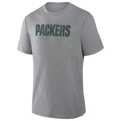 Green Bay Packers Pass Rush Tri-Blend T-Shirt Heather Gray