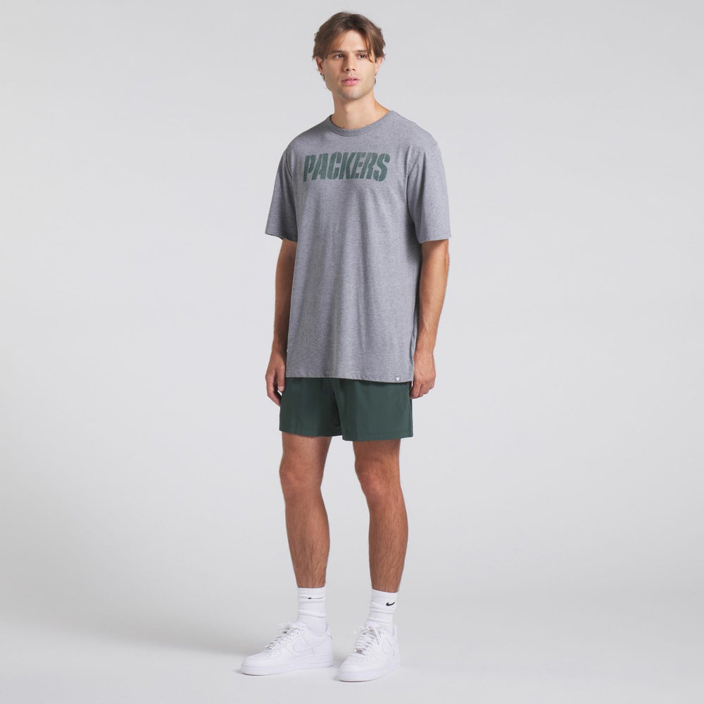Green Bay Packers Pass Rush Tri-Blend T-Shirt Heather Gray