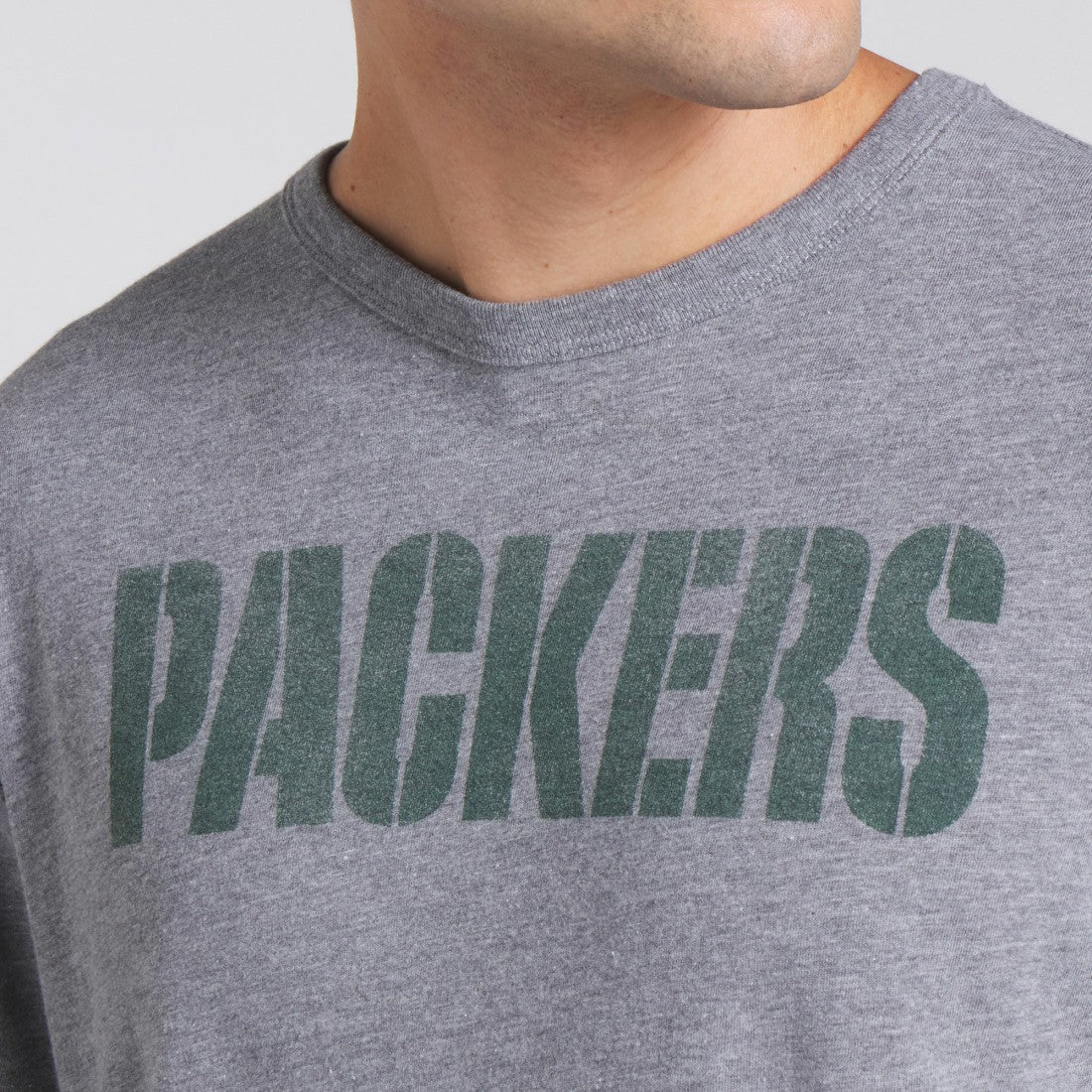Green Bay Packers Pass Rush Tri-Blend T-Shirt Heather Gray