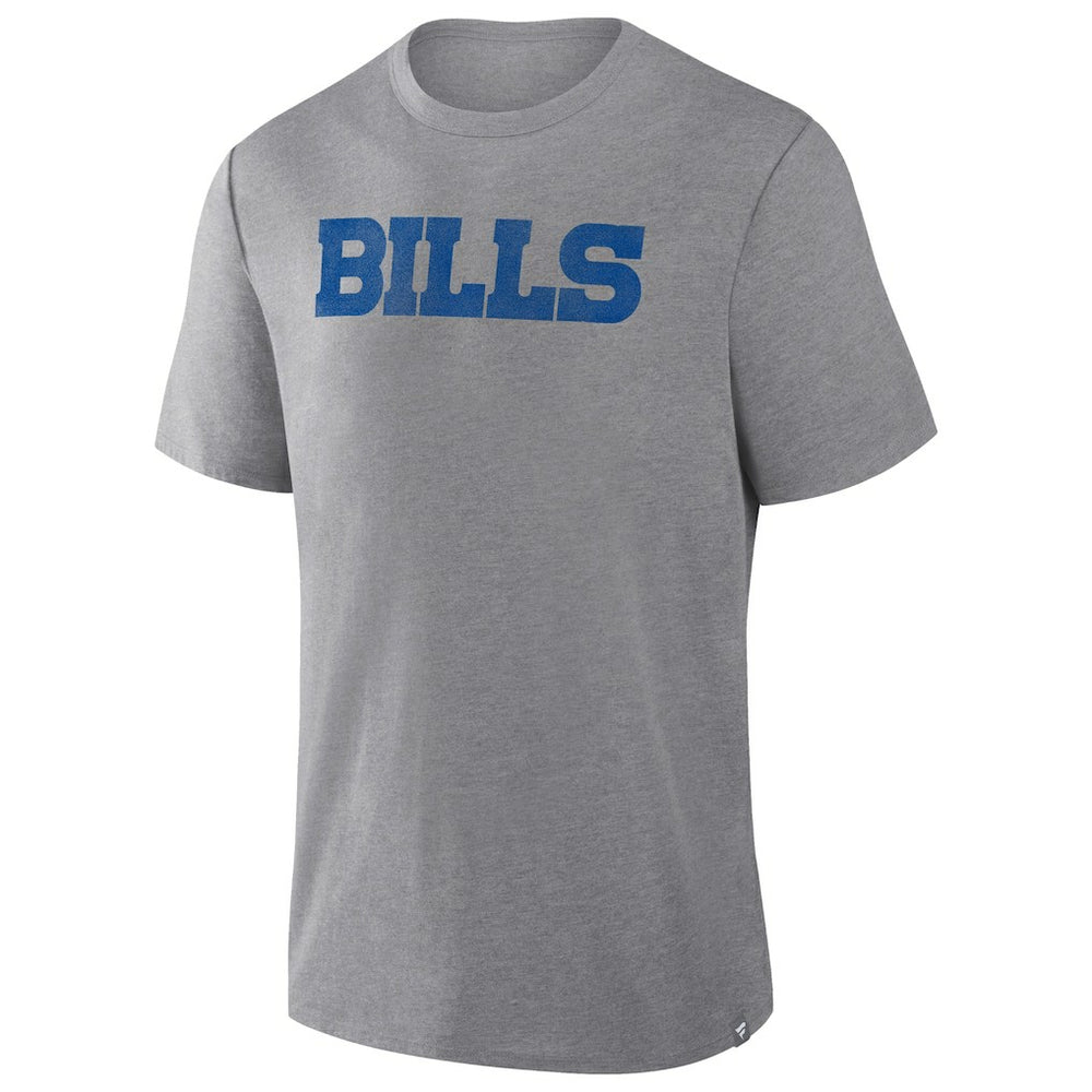 Buffalo Bills Pass Rush Tri-Blend T-Shirt Heather Gray