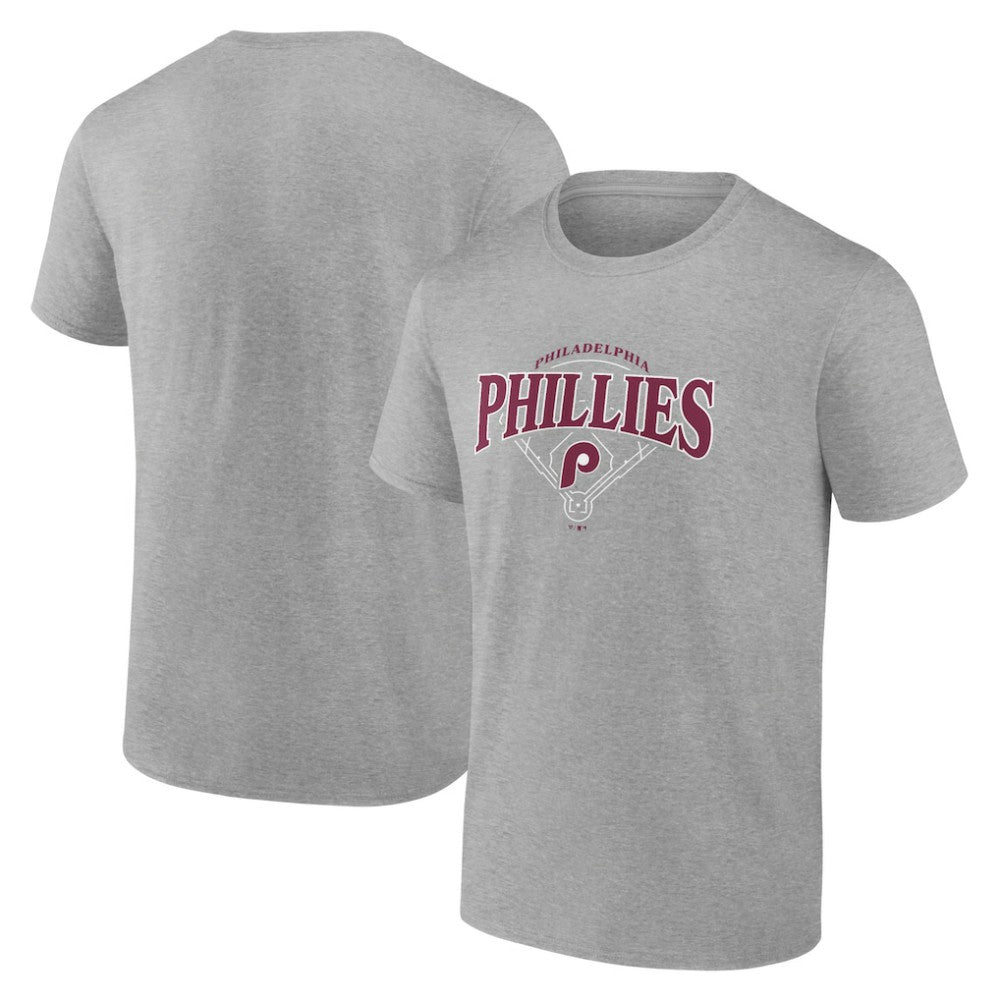Philadelphia Phillies Home Field T-Shirt - Heather Gray T-shirts