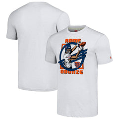 Rome Odunze Chicago Bears Homage Unisex Caricature Player Tri-Blend T-Shirt Ash
