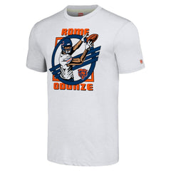 Rome Odunze Chicago Bears Homage Unisex Caricature Player Tri-Blend T-Shirt Ash