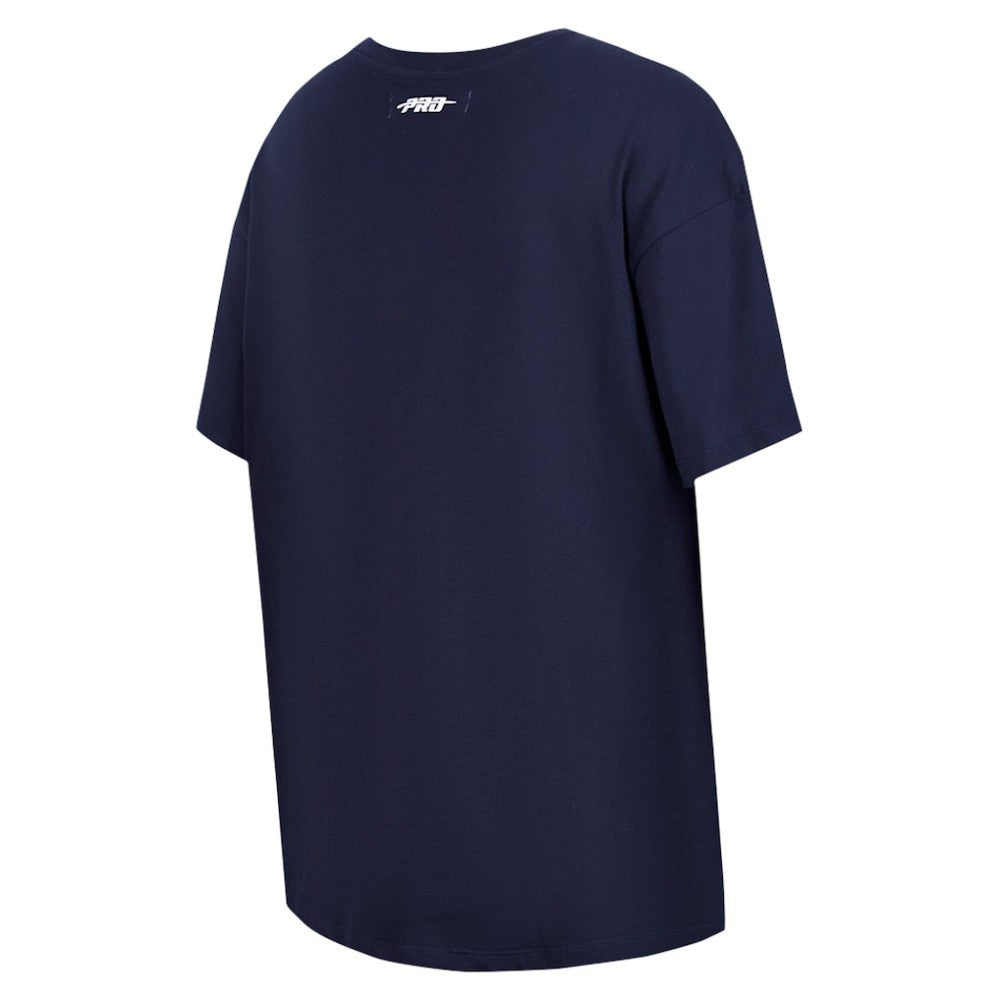 Atlanta Braves Pro Standard Women's Rhinestone Slim Fit T-Shirt - Navy T-shirts