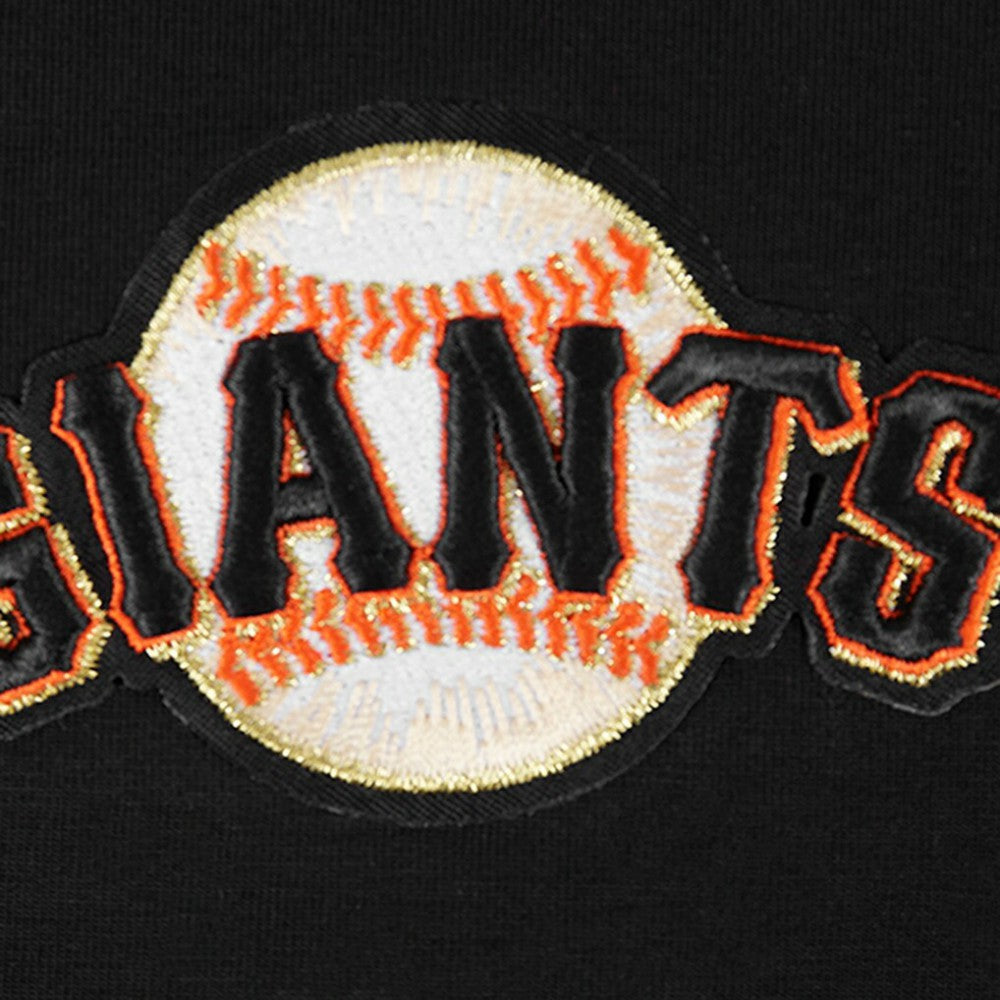 San Francisco Giants Pro Standard Women's Rhinestone Slim Fit T-Shirt - Black T-shirts