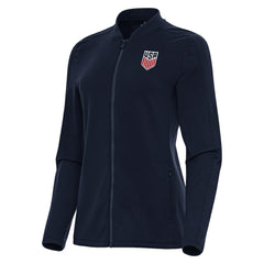 USMNT Antigua Women's Continual Full-Zip Jacket Navy
