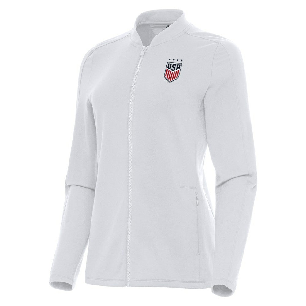 USWNT Antigua Women's Continual Full-Zip Jacket White shop
