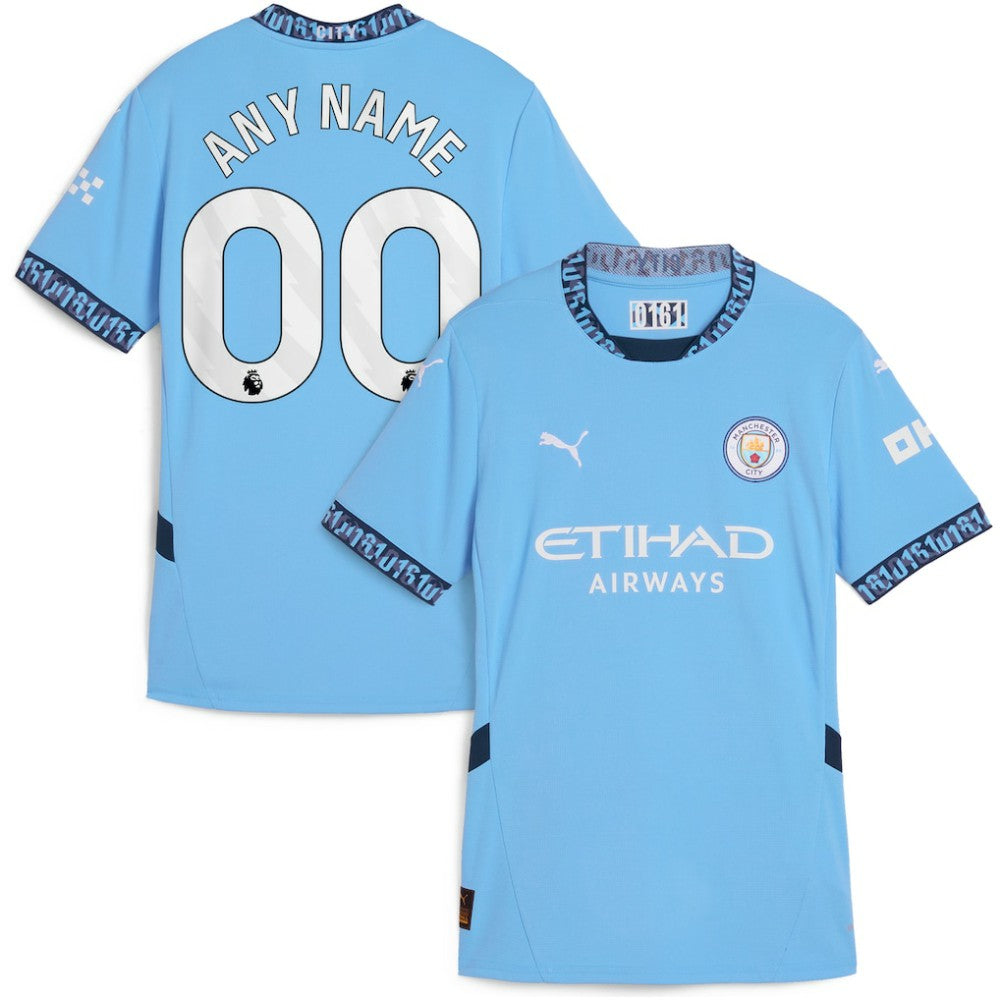 Manchester City Women's 2024/25 Home Replica Custom Jersey Light Blue