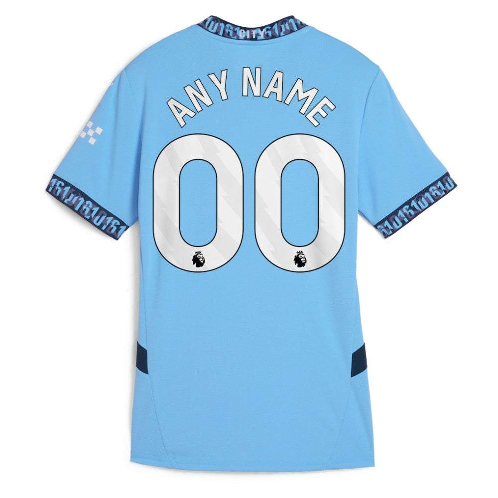 Manchester City Women's 2024/25 Home Replica Custom Jersey Light Blue