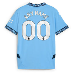 Manchester City Youth 2024/25 Home Replica Custom Jersey Light Blue