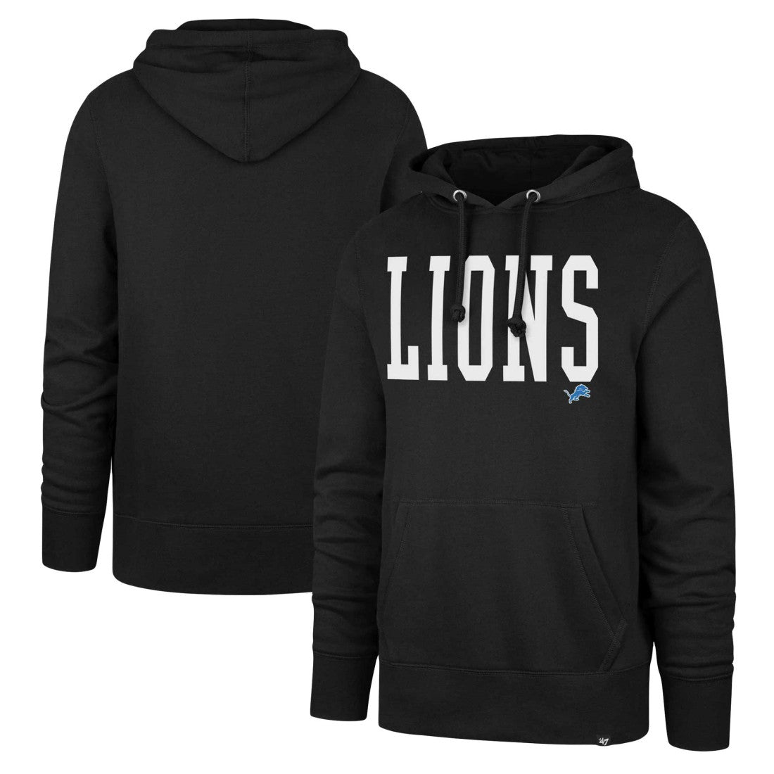 Detroit Lions '47 Dime Headline Pullover Hoodie Black
