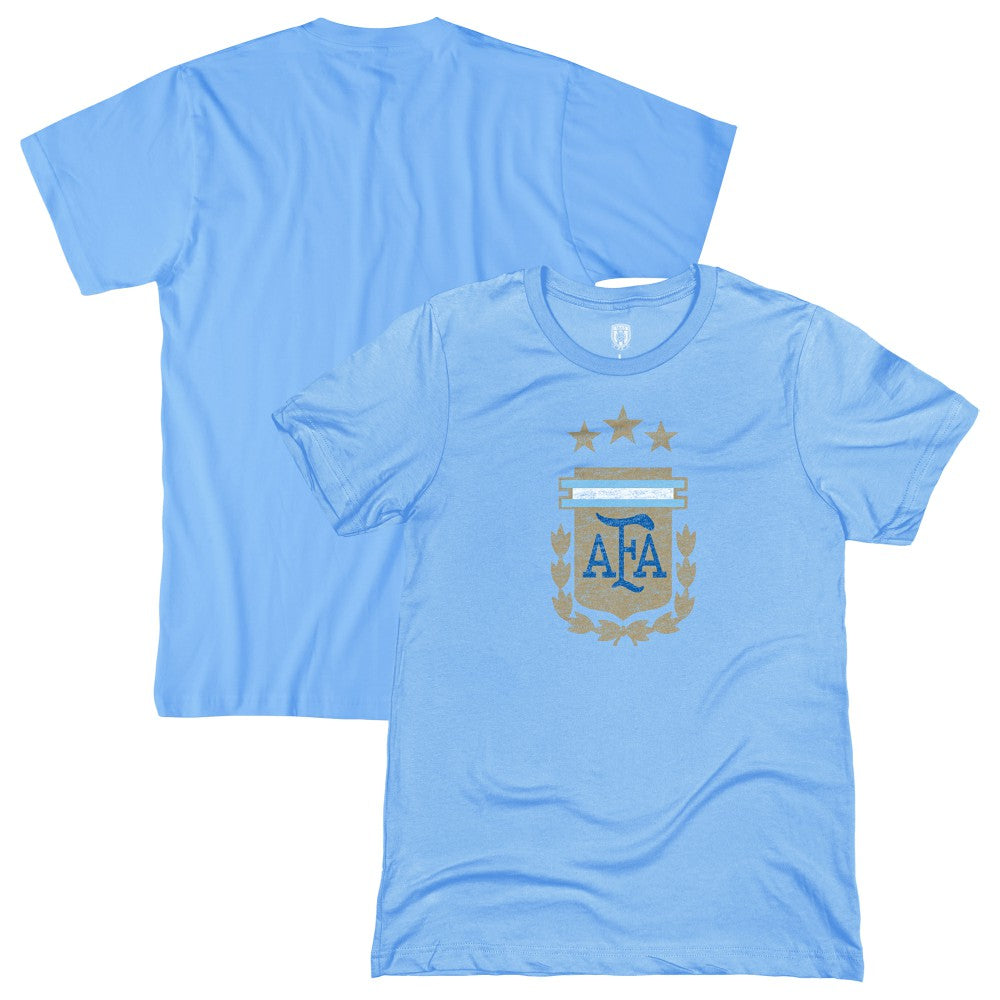 Argentina National Team 1863FC Badge T-Shirt Light Blue sale
